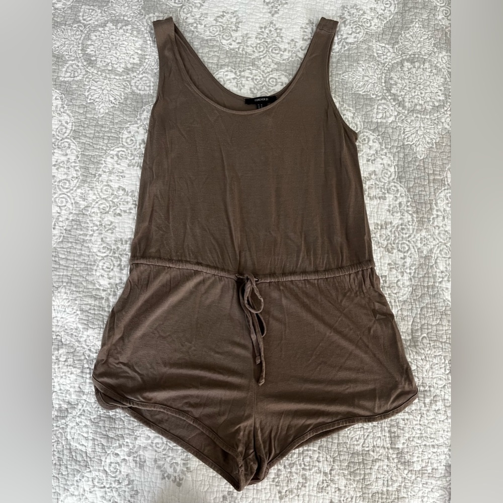 Light Brown Romper - Picture 2 of 3
